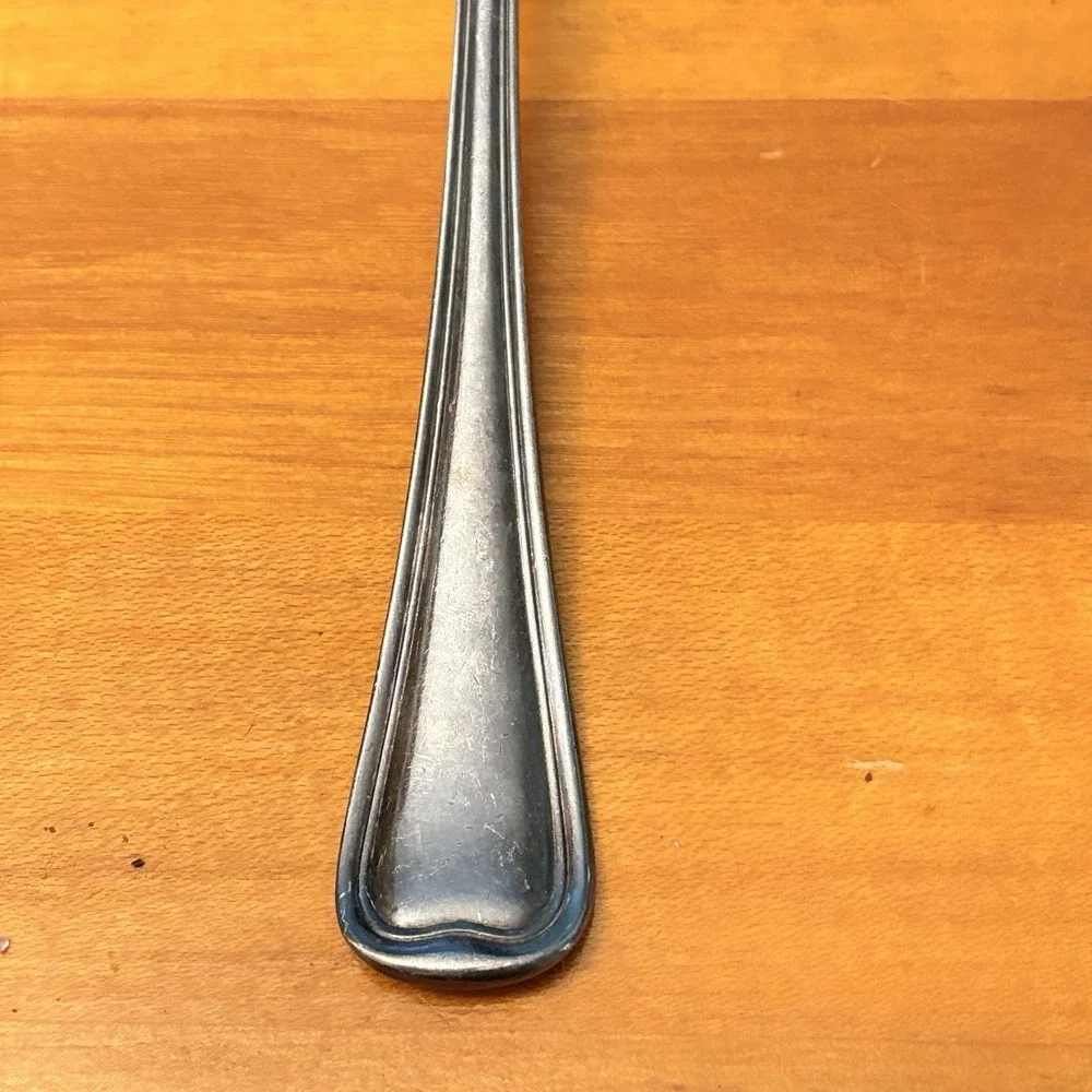 Gorham Old French Sterling Silver Table Serving Spoon 8.5